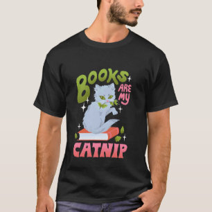 Camiseta Los libros son mi catnip