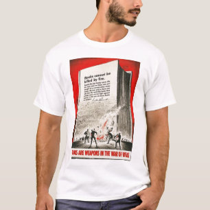 Camiseta Los libros son Segunda Guerra Mundial de las armas