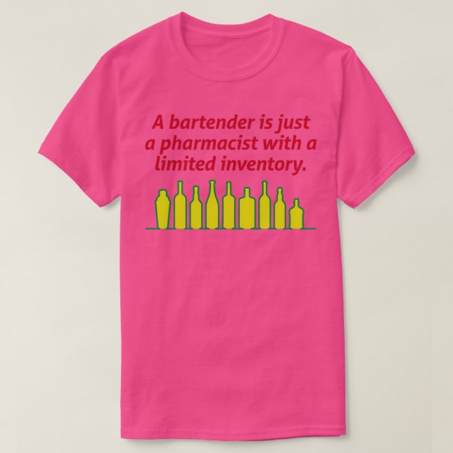 Camiseta Los licitadores son farmacéuticos con existencias  (Diseño del anverso)