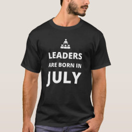 Camiseta Los líderes nacen en julio