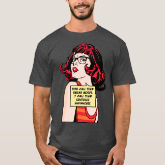 Camiseta Los Llamas Palabras Juras Que Yo Llamo Frase Enh