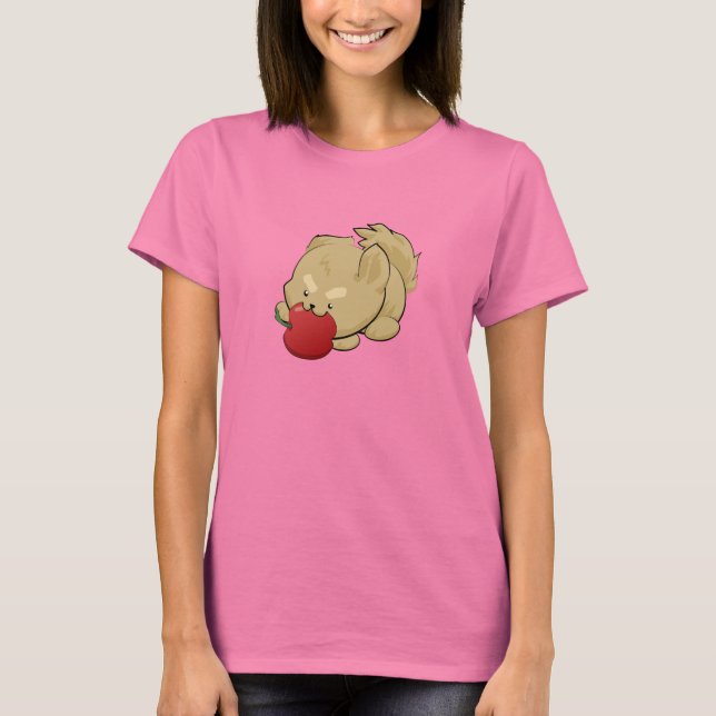 Camiseta Los lobos comen manzanas (Anverso)