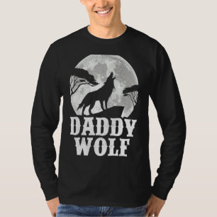 Camiseta Los Lobos De Los Hombres Aclamando Al Padre De La 