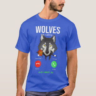Camiseta Los lobos llaman a Wolf Lover Furry