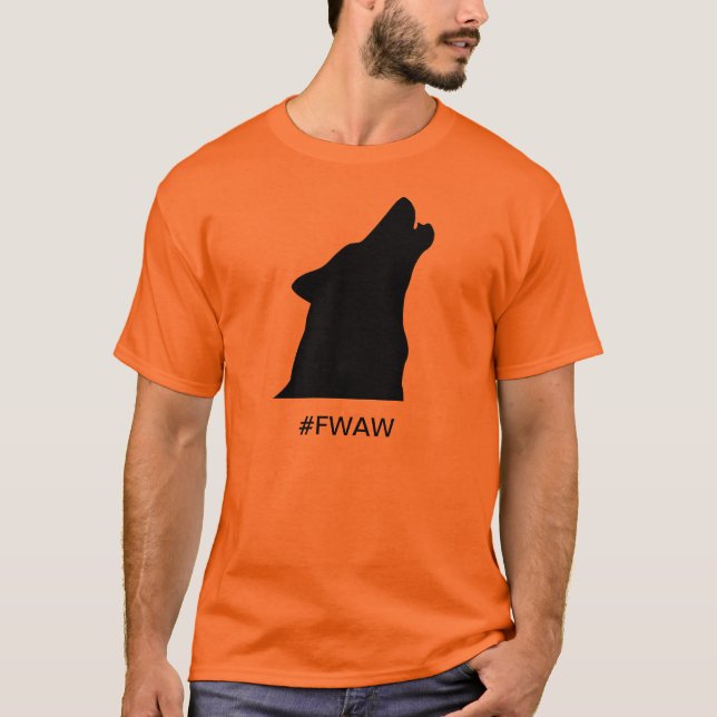 Camiseta los lobos se ennegrecen para siempre en el oro (Anverso)