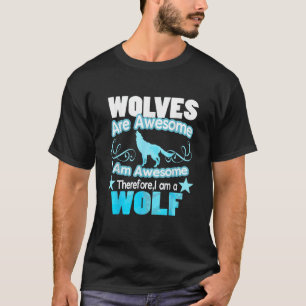 Camiseta Los lobos son increíbles, soy increíble, lobo dive