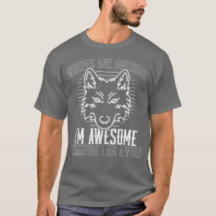 Camiseta Los Lobos Son Increíbles, Soy Un Lobo Gracioso Pun