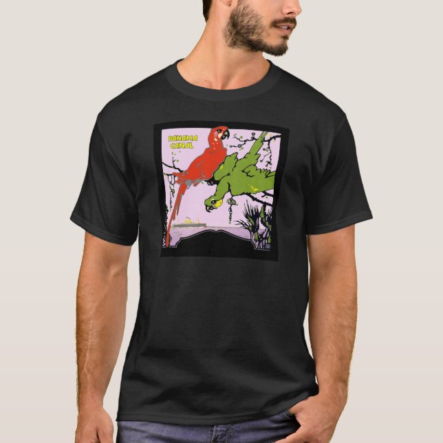 Camiseta Los loros del Canal de Panamá (Anverso)