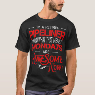 Camiseta Los lunes del helicóptero retirado son increíbles