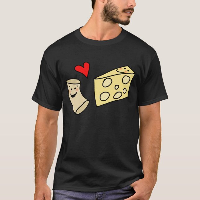 Camiseta Los macarrones aman el queso (Anverso)