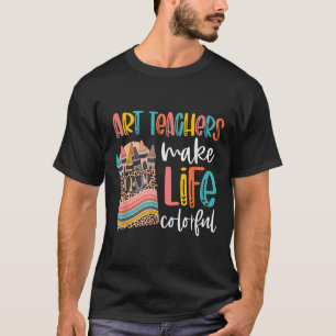 Camiseta Los maestros de arte hacen la vida colorida aplica