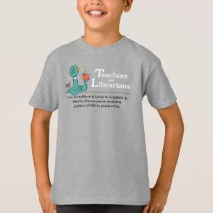 Camiseta Los maestros de paloma y los bibliotecarios roban