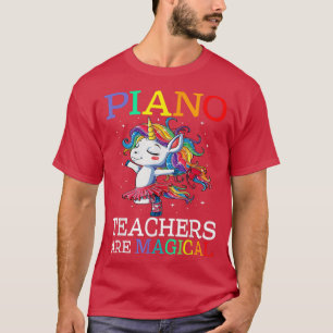 Camiseta Los Maestros De Piano Son Magicos Unicornios De Vu