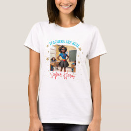 Camiseta Los maestros son héroes reales Día de Agradecimien