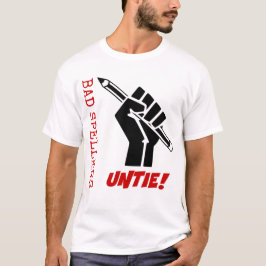 Camiseta ¡Los malos abecedarios desatan! Humor aumentado de