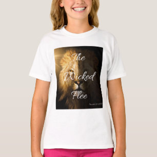 Camiseta Los malvados proverbios de la huida 28:1 Chica de 