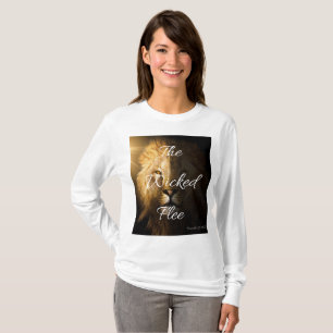 Camiseta Los malvados proverbios de la huida 28:1 Larga man