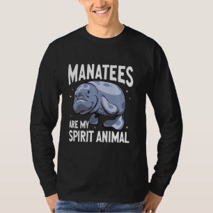 Camiseta Los manatíes son mi espíritu animal Manatee