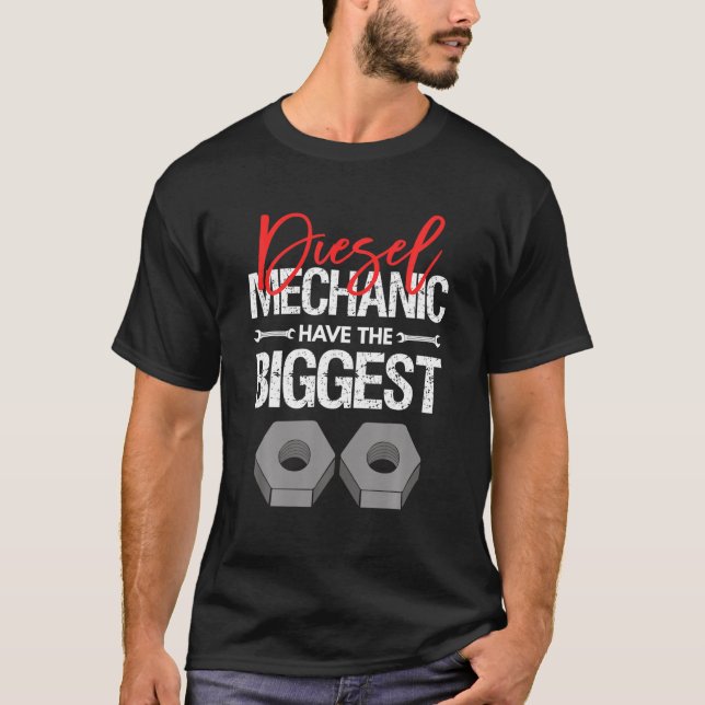 Camiseta Los Mánicos Diesel De Los Hombres Tienen El Mayor  (Anverso)
