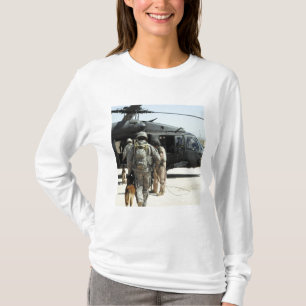 Camiseta Los manipuladores de perro de trabajo militares