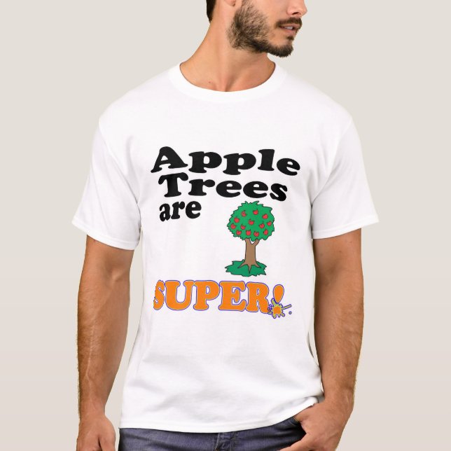 Camiseta los manzanos son súper (Anverso)