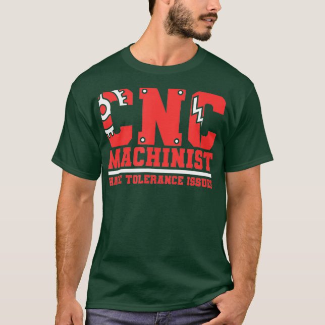 Camiseta Los Máquinos Del Cnc Tienen Problemas De Toleranci (Anverso)