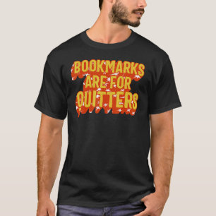 Camiseta Los Marcadores De Lectura Son Para El Libro De Mar