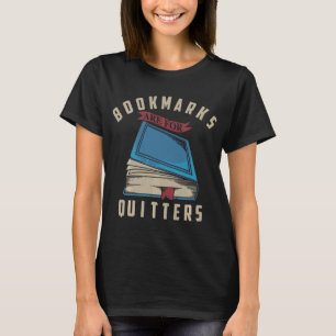 Camiseta Los Marcadores Son Para Los Amantes Del Libro Quit