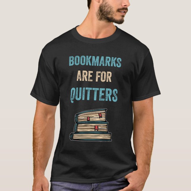Camiseta Los Marcadores Son Para Quitters Reader Funny Lite (Anverso)