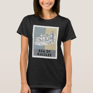 Camiseta Los mares de Galilea irrumpen religiosos cristiano