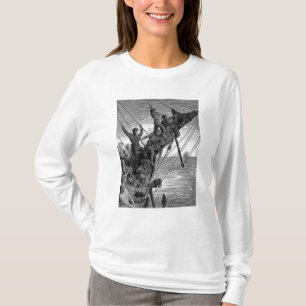 Camiseta Los marineros ven en la distancia una nave