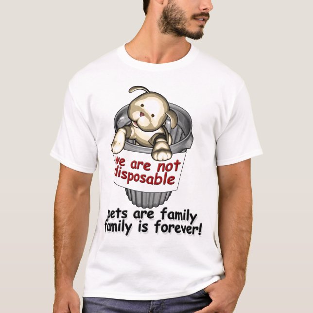 Camiseta Los mascotas no están disponibles (Anverso)