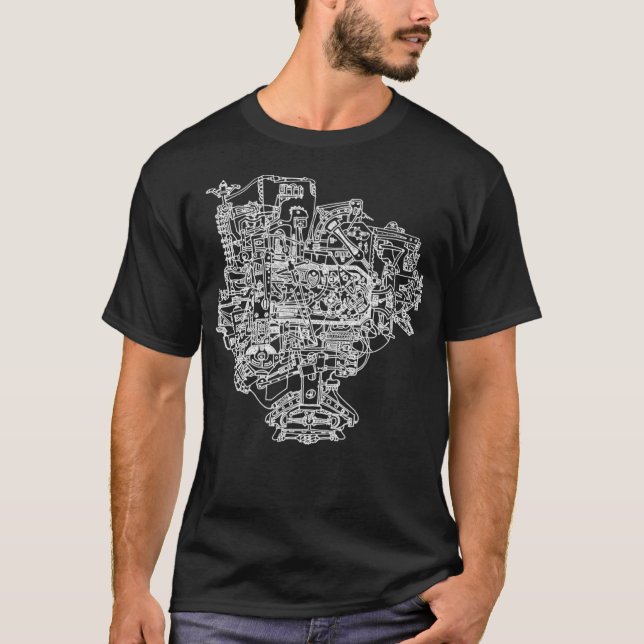 Camiseta Los mecánicos científicos adget mad de los mecánic (Anverso)