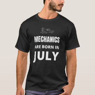Camiseta Los mecánicos nacen en julio