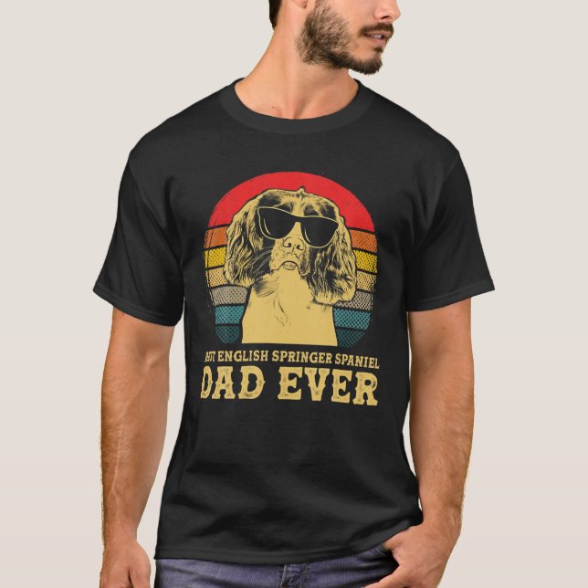 Camiseta Los mejores amantes del perro de la primavera ingl (Anverso)