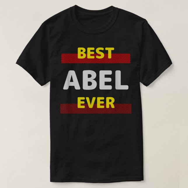Camiseta Los mejores amigos de Abel Nombramiento de Buddy P (Diseño del anverso)