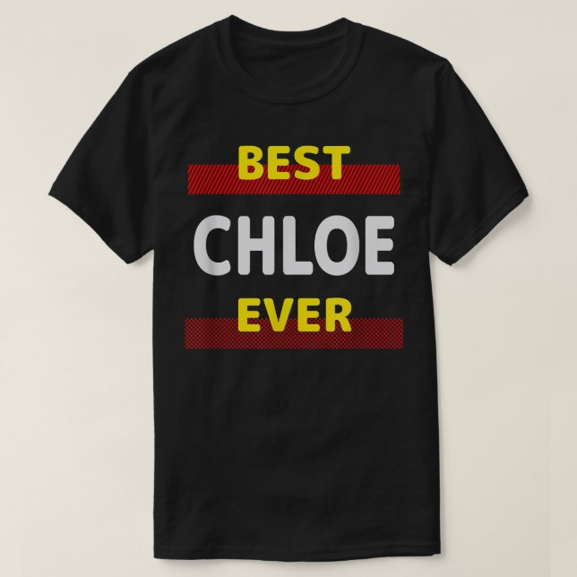 Camiseta Los mejores amigos de Chloe nombran a Buddy apodo  (Diseño del anverso)