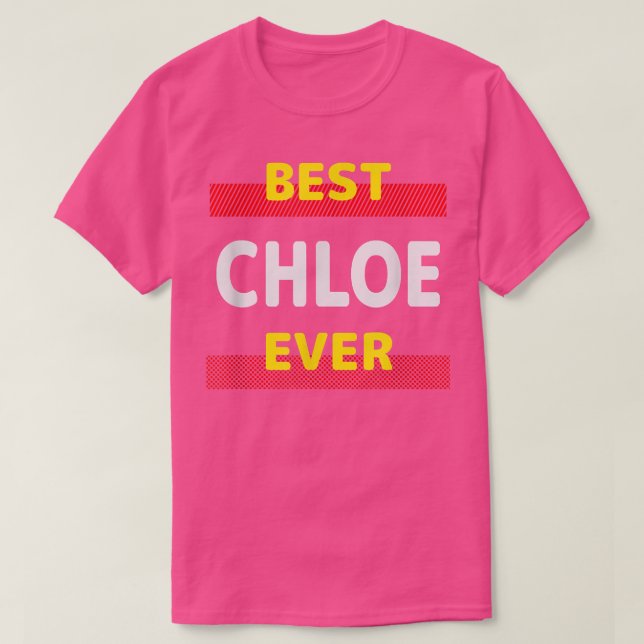 Camiseta Los mejores amigos de Chloe nombran a Buddy apodo  (Diseño del anverso)