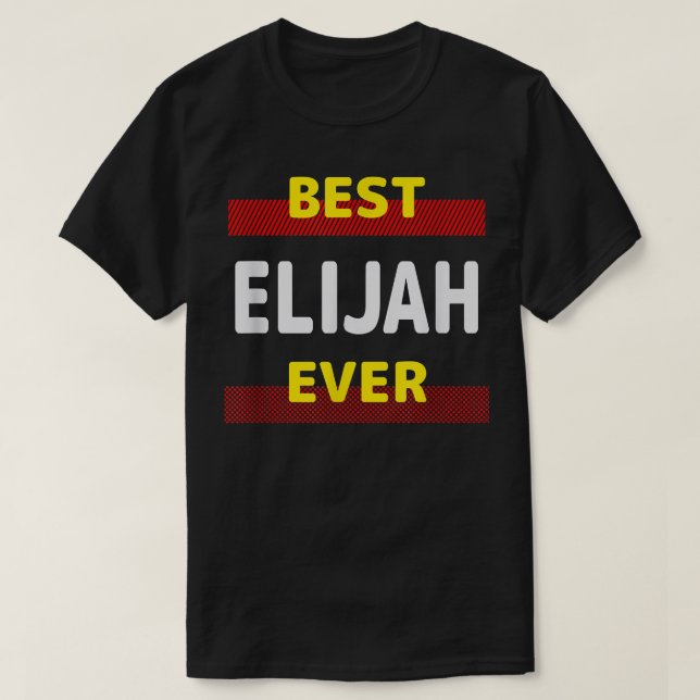 Camiseta Los mejores amigos de Elijah nombran a Buddy Nickn (Diseño del anverso)