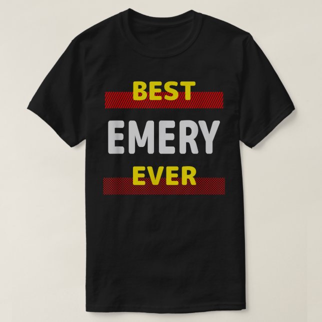 Camiseta Los mejores amigos de Emery de Ever nombran a Budd (Diseño del anverso)