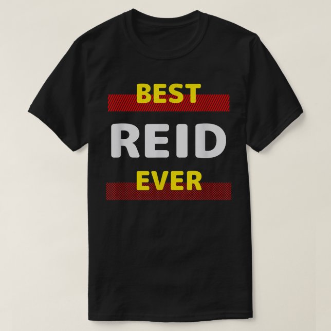 Camiseta Los mejores amigos de la historia de Reid nombran  (Diseño del anverso)