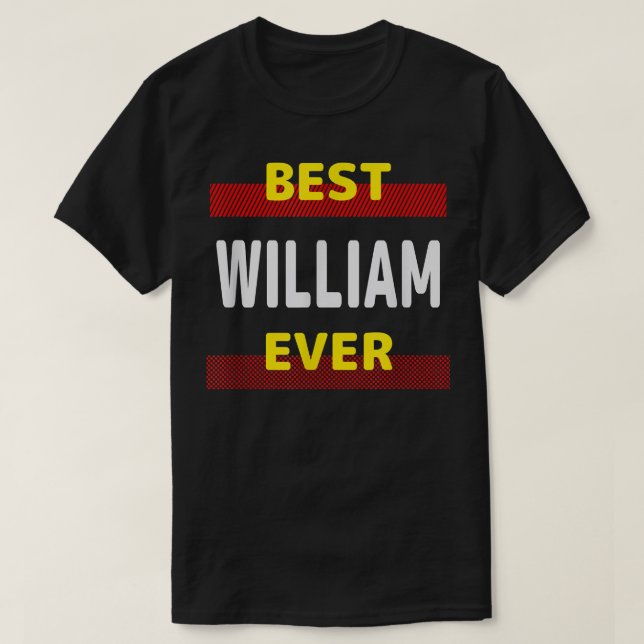 Camiseta Los mejores amigos de William nombran a Buddy Nick (Diseño del anverso)