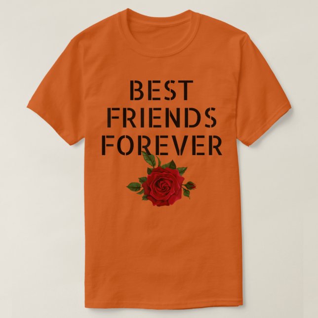 Camiseta Los mejores amigos para siempre Bff Los amigos coi (Diseño del anverso)
