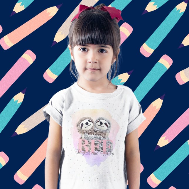Camiseta Los mejores amigos para siempre Slogs abrazan los  (Subido por el creador)