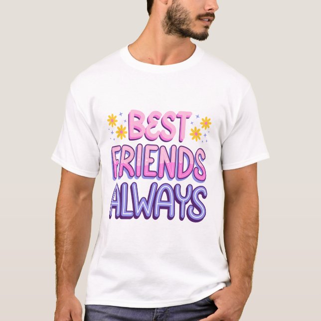 Camiseta Los mejores amigos siempre (Anverso)