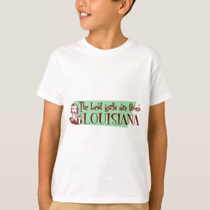 Camiseta Los mejores Chicas son de Luisiana