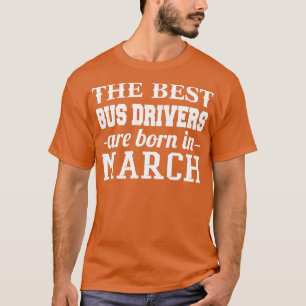 Camiseta Los Mejores Conductores De Autobús Nacieron En Mar