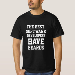 Camiseta Los Mejores Desarrolladores de Software Tienen Bar