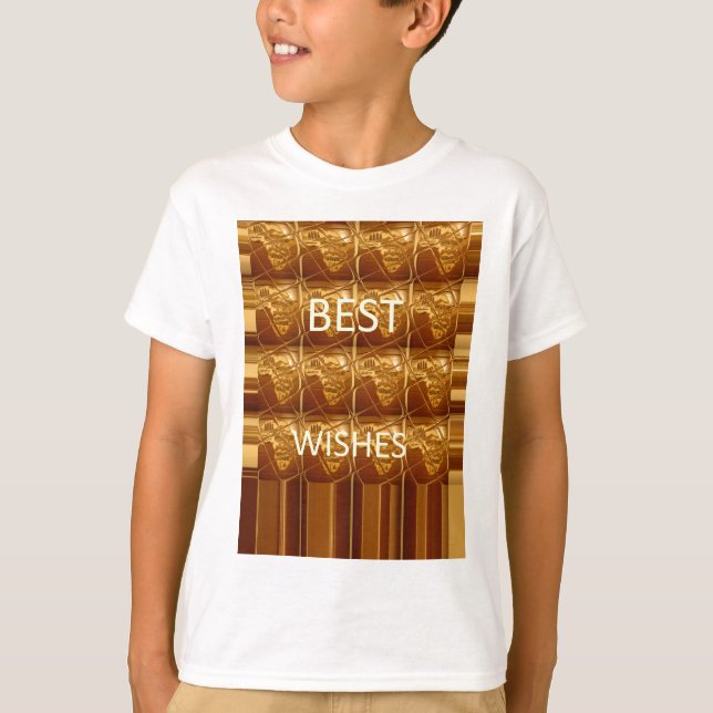 Camiseta Los mejores deseos de África: Un continente dorado (Anverso)