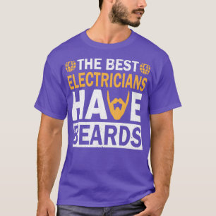 Camiseta Los Mejores Electricistas Tienen Barba Graciosa